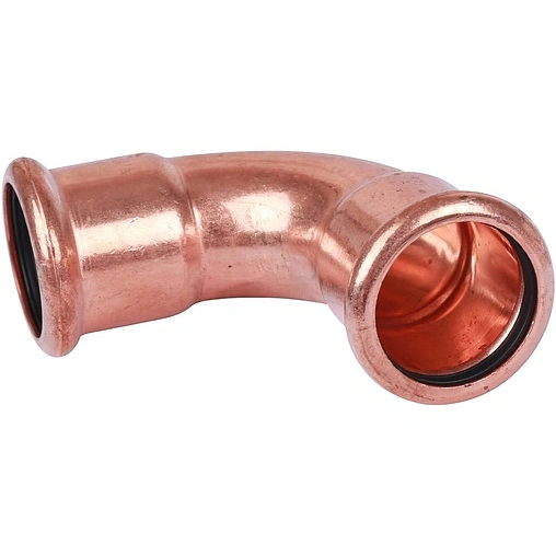 Уголок пресс двухраструбный 28мм угол 90° Sanha 6002A 16002A28