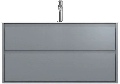 Тумба-умывальник подвесная ISVEA Pro 100 серый 21MGS070100I