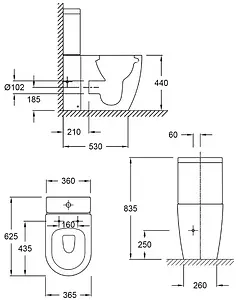 Бачок для унитаза Jacob Delafon Soprano белый ETAK212-0 Бачок для унитаза Jacob Delafon Soprano белый ETAK212-0, 2