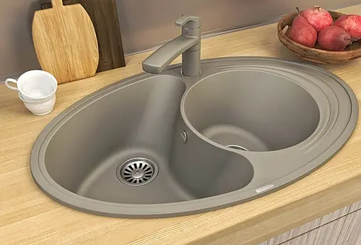 Мойка кухонная Ewigstein Elegant E-W90KF бежевый