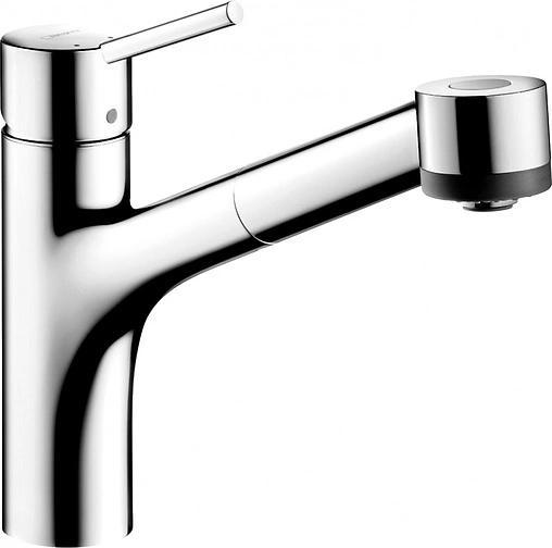 Смеситель для кухни с выдвижным изливом Hansgrohe Talis M52 170 2jet хром 32841000