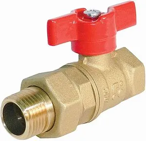 Кран шаровый с американкой ½"в x ½"н БАЗ 11б27п1 БАЗ.А.А31.1.15.40 Кран шаровый с американкой ½"в x ½"н БАЗ 11б27п1 БАЗ.А.А31.1.15.40, 1