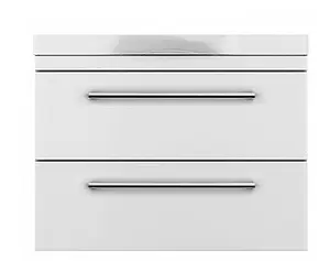 Тумба-умывальник подвесная Am.Pm Like S 80 белый M81FHX0802WG+M80WCC0802WG, 3