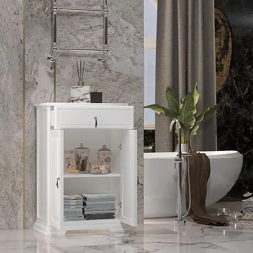 Комод напольный Opadiris Риспекто 60 белый матовый 00-00006523