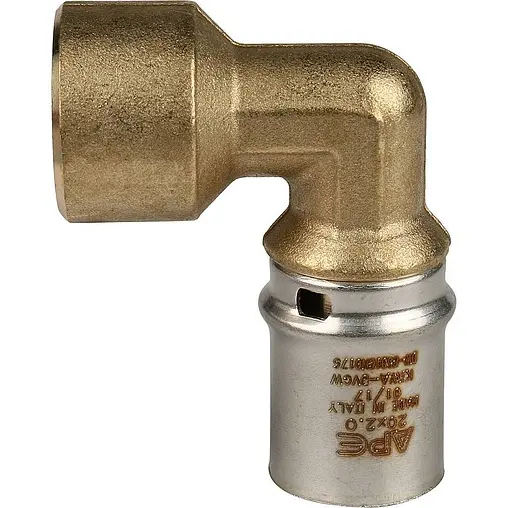 Уголок пресс переходной 20мм x ½"в APE AP152 12x20