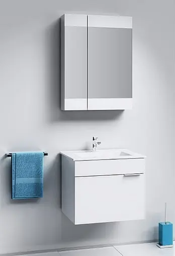 Тумба под умывальник подвесная Aqwella Brig 60 белый Br.01.06/1/W