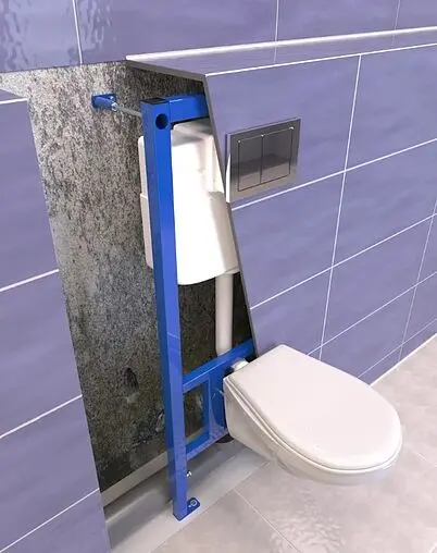 Комплект 5 в 1 Ани Пласт Элеганс WN1121 с кнопкой хром глянцевый