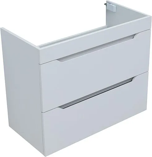 Тумба-умывальник Aquanet Практика 80 белый матовый 00330459+44080
