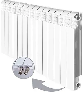 Радиатор алюминиевый 14 секции нижнее правое подключение Global Vox R 500 Радиатор алюминиевый 14 секции нижнее правое подключение Global Vox R 500, 2