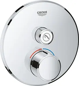 Смеситель для душа скрытого монтажа Grohe Grohtherm SmartControl хром 29144000, 1
