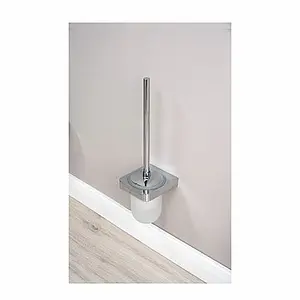 Ёршик для унитаза Aquanet хром 5788-1, 3