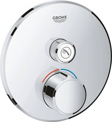 Смеситель для душа скрытого монтажа Grohe Grohtherm SmartControl хром 29144000