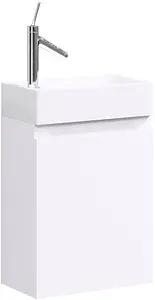 Тумба-умывальник подвесная Aqwella Leon-MP 40 белый Ln-MP.01.04/W+T1.04.04D Тумба-умывальник подвесная Aqwella Leon-MP 40 белый Ln-MP.01.04/W+T1.04.04D, 1