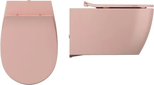 Унитаз подвесной безободковый ISVEA Sentimenti Neo Vortex лососевый 10AR02013-2S