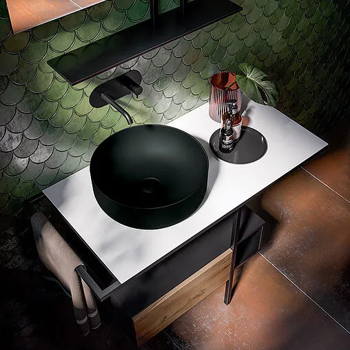 Раковина Kerasan Nolita 40 черный матовый 534431