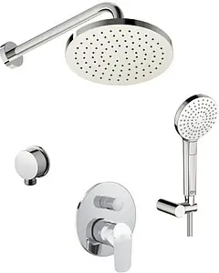 Душевая система со смесителем для душа Ideal Standard Ceraflex хром BC447AA Душевая система со смесителем для душа Ideal Standard Ceraflex хром BC447AA, 1