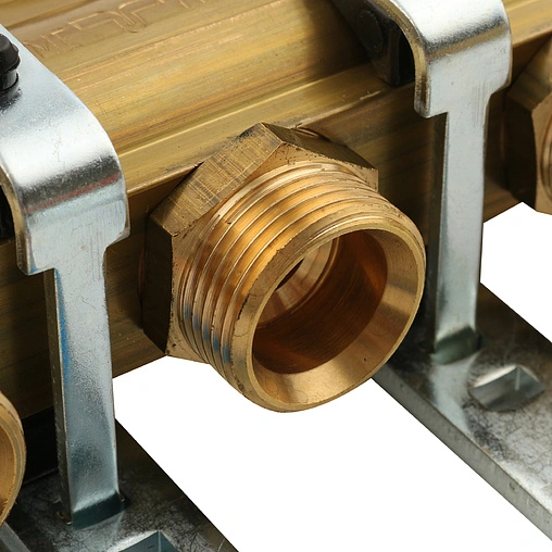 Группа коллекторная с расходомерами 3 отвода 1&quot;в/в x ¾&quot;ек Tiemme 3870008