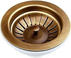 Выпуск с корзиной для мойки с круглым переливом Omoikiri D-01-AB022 античная латунь 4996529 Выпуск с корзиной для мойки с круглым переливом Omoikiri D-01-AB022 античная латунь 4996529, 3