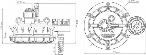 Оголовок скважинный Джилекс ОСПБ 110-133/25 6303