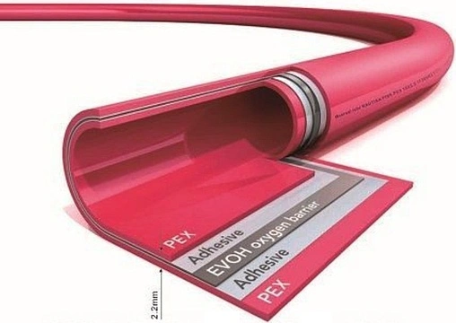 Труба сшитый полиэтилен TIM TPEX Pink 16 x 2.2мм PE-Xb EVOH TPEX 1622-200 Pink