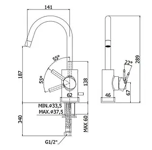 Смеситель для раковины Paffoni Berry хром BR078CR Смеситель для раковины Paffoni Berry хром BR078CR, 2