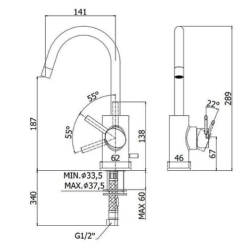 Смеситель для раковины Paffoni Berry хром BR078CR
