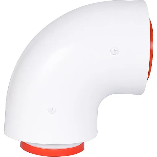 Колено стартовое коаксиальное Ø 60/100мм (алюм.) Rommer RCA-6010-240190