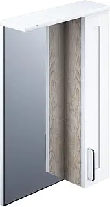 Шкаф-зеркало IDDIS Sena 50 белый/дерево SEN5000i99, 1
