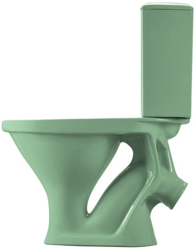 Унитаз-компакт Santeri Вест салатовый 1.P201.8.S04.00B.F