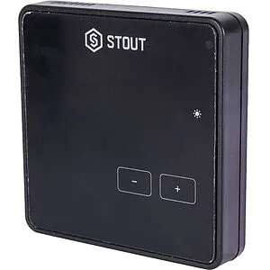 Проводной комнатный терморегулятор Stout R-10z черный STE-0101-010004, 3