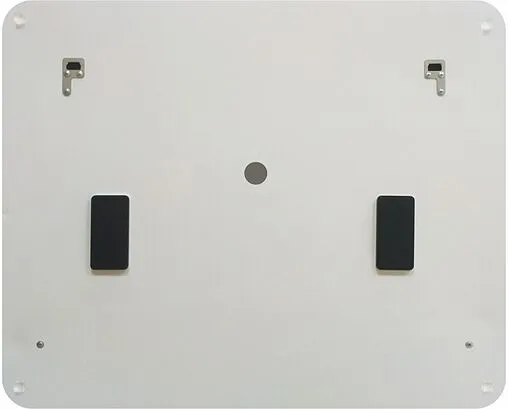 Зеркало с подсветкой Continent Demure Led 80x60 с музыкальным блоком, с подогревом (2 сенсорноеные кнопки) белый