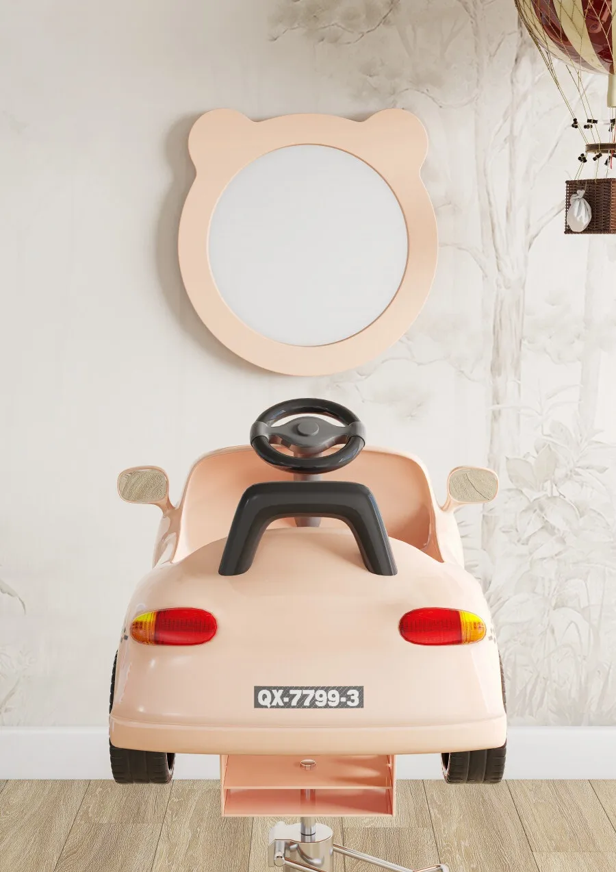 Зеркало Aquaton Каспер Мишка 50 розовый матовый 1A283302CR1E0