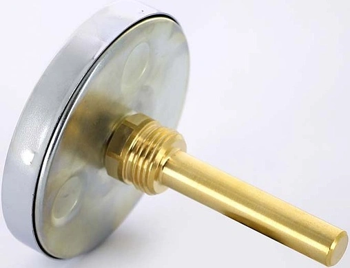 Термометр биметаллический Watts F+R801 80мм 120°С гильза 75мм ½&quot; 10005944