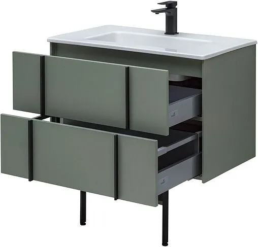 Тумба-умывальник подвесной Allen Brau Reality 80 олива 1.32005.CGM+