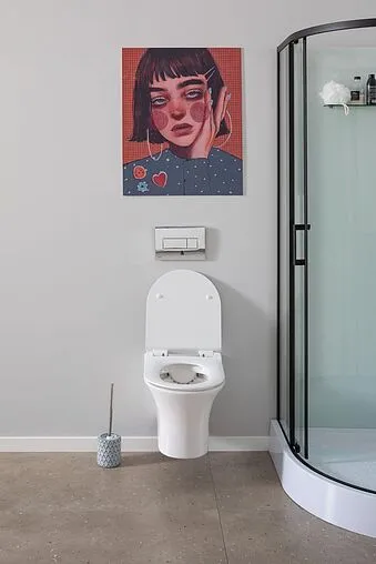 Унитаз подвесной безободковый Aquanet Roll Rimless белый Roll-W Унитаз подвесной безободковый Aquanet Roll Rimless белый Roll-W