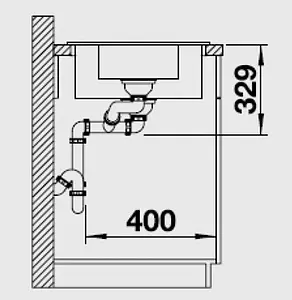 Мойка кухонная Blanco Legra 6 S 100 жасмин 522210 Мойка кухонная Blanco Legra 6 S 100 жасмин 522210, 5