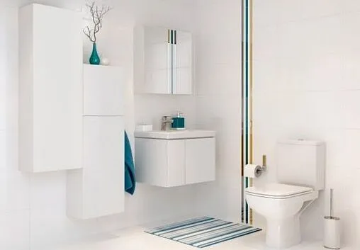 Тумба-умывальник подвесная Cersanit Colour 50 белый 64257+