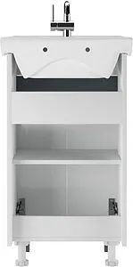 Тумба под умывальник напольная Домино Vector 45 белый DV6607T, 5
