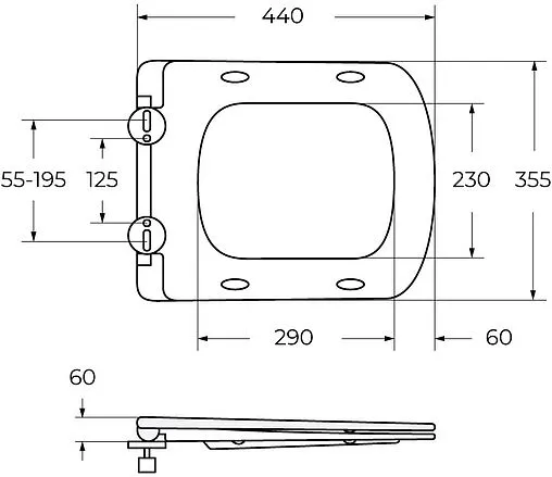 Крышка-сиденье для унитаза с микролифтом BelBagno Carina белый BB5046SC Крышка-сиденье для унитаза с микролифтом BelBagno Carina белый BB5046SC