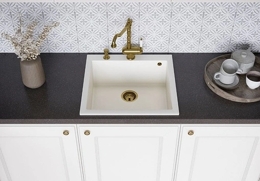 Смеситель для кухни с подключением к фильтру Omoikiri Kyoto 2 Plus-AB античная латунь 4994349