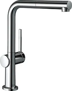 Смеситель для кухни с выдвижным изливом Hansgrohe Talis M54 270 1jet хром 72808000 Смеситель для кухни с выдвижным изливом Hansgrohe Talis M54 270 1jet хром 72808000, 1
