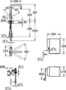 Смеситель для кухни со встроенным нагревом воды Grohe Red Duo хром 30145000 Смеситель для кухни со встроенным нагревом воды Grohe Red Duo хром 30145000, 2