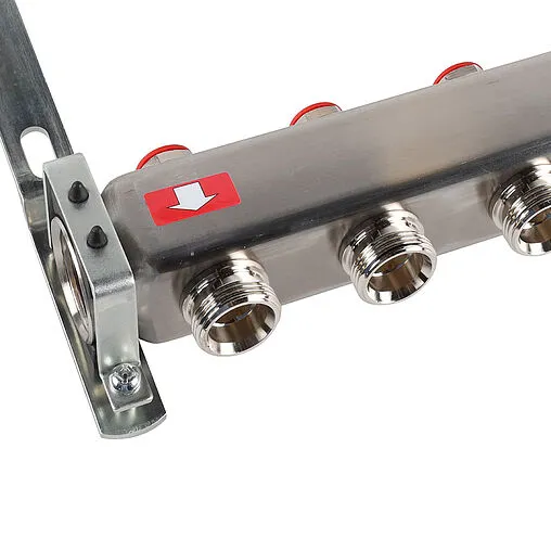 Группа коллекторная без расходомеров 6 отводов 1&quot;в/в x ¾&quot;ек Rommer RMS-3201-000006