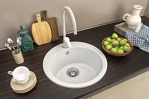 Мойка кухонная Ewigstein Elegant E-R45 иней Мойка кухонная Ewigstein Elegant E-R45 иней, 4