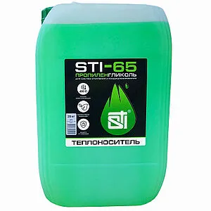 Теплоноситель (Антифриз) пропиленгликоль STI ЭКО -65 20кг Теплоноситель (Антифриз) пропиленгликоль STI ЭКО -65 20кг, 1