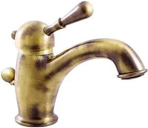 Смеситель для раковины Rav Slezak Labe бронза L027.5SM Смеситель для раковины Rav Slezak Labe бронза L027.5SM, 1