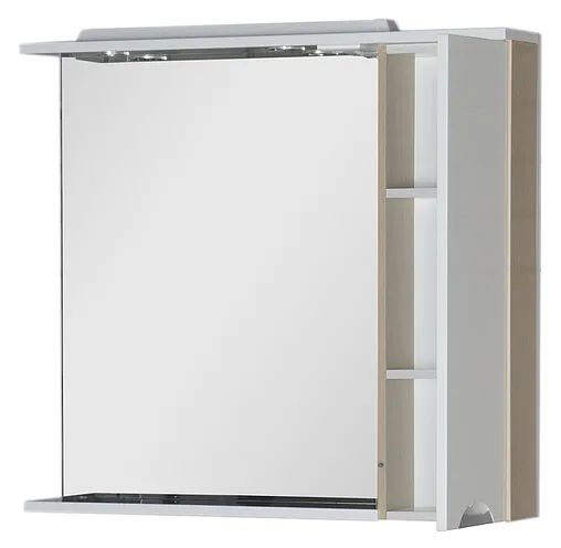 Шкаф-зеркало Aquanet Гретта 100 R белый/светлый дуб 00173988