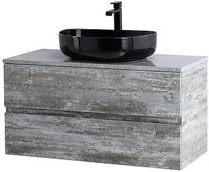 Тумба-умывальник подвесная Cezares Molveno 46 80 Legno Grigio MOLVENO 46-80-2C-SO-LG+ Тумба-умывальник подвесная Cezares Molveno 46 80 Legno Grigio MOLVENO 46-80-2C-SO-LG+, 5