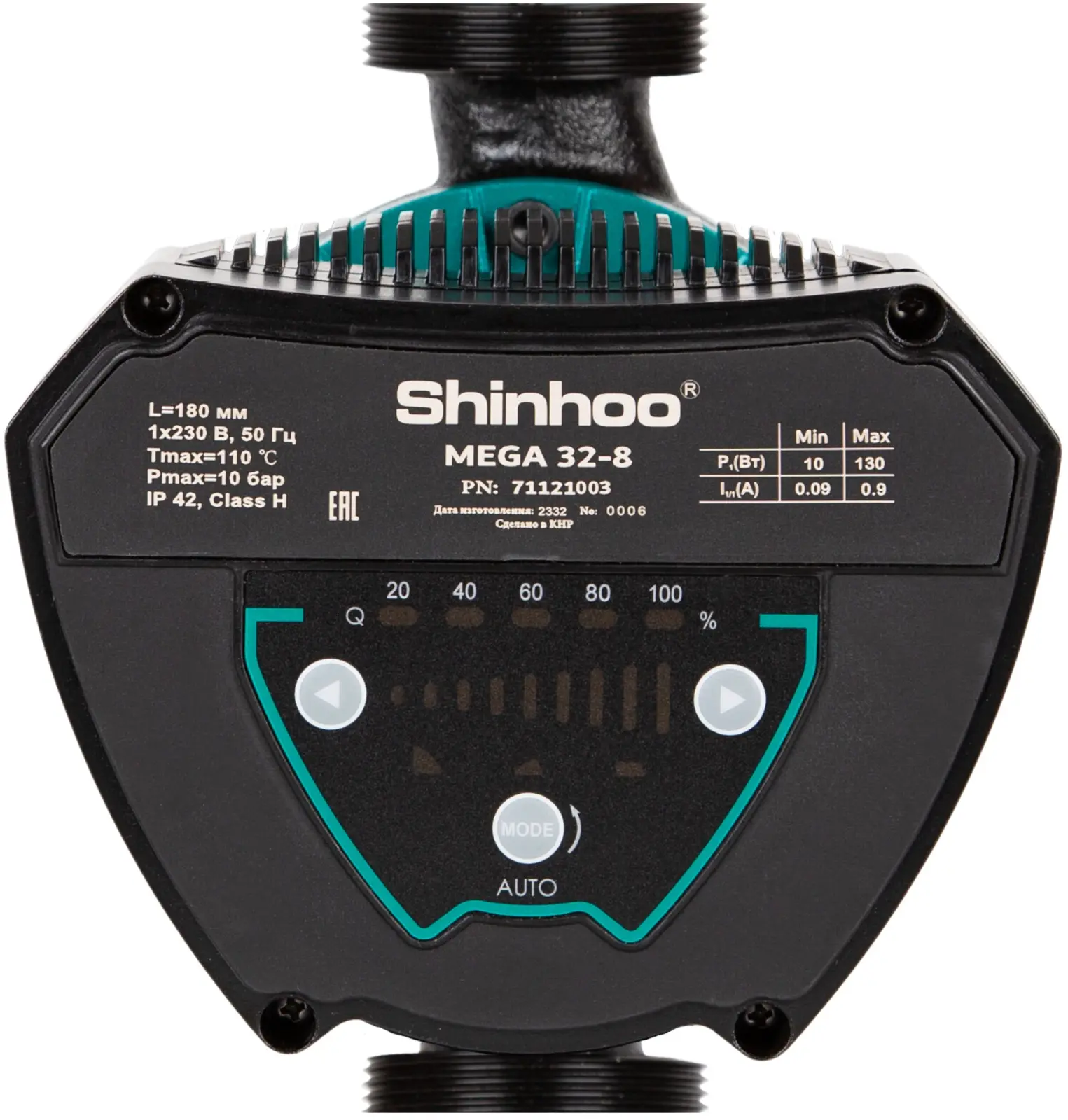 Насос циркуляционный Shinhoo MEGA 32-12 71121004 Насос циркуляционный Shinhoo MEGA 32-12 71121004, 2
