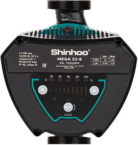 Насос циркуляционный Shinhoo MEGA 32-12 71121004 Насос циркуляционный Shinhoo MEGA 32-12 71121004